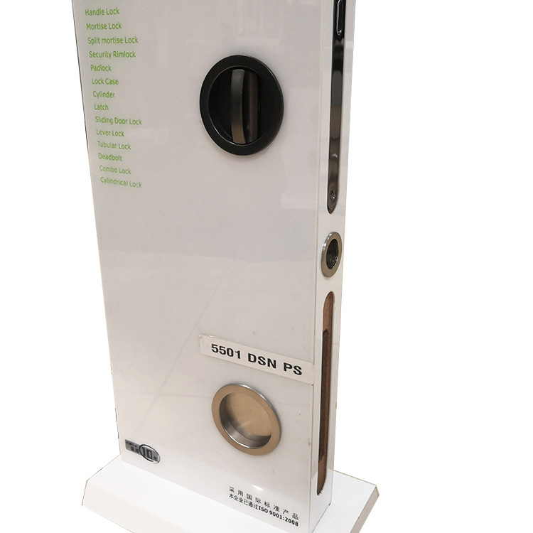 Zinc Alloy Privacy Sliding Concealed Door Handle Flush Handle without Key Lock