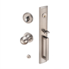 Modern Elegant Knob ANSI Home Entry Gate Door Lock Design High Security Handleset Satin Nickel Zinc Alloy Handle Door Lock Lever