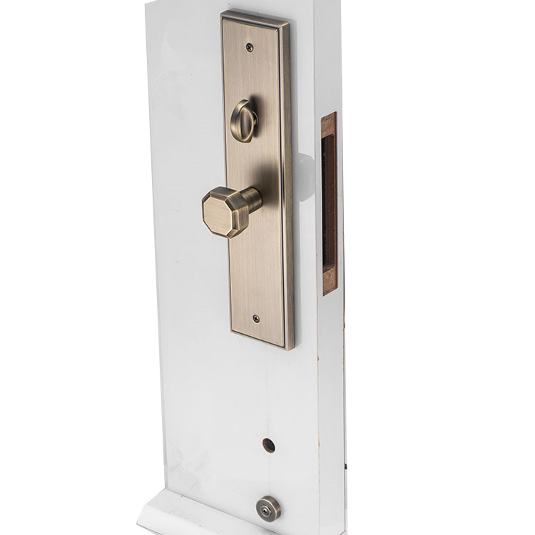 DAB Solid Zinc Alloy Classical Style Antique Mortise Times Square Entry Door Lock Handleset
