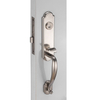 SCH Solid Zinc Alloy Die Casting Brass Cylinder Front Door Handle Lock