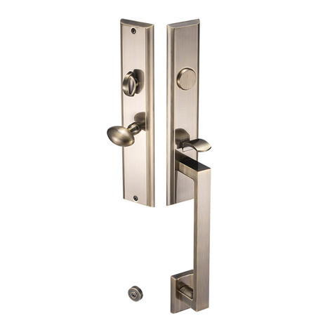 Solid Zinc Alloy Outdoor Gate Lock Double Exterior Door Lock for Wood Steel Iron Gates American Door Lock