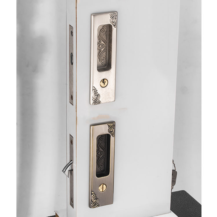 ACC Solid Zinc Alloy BK Keyless Entry Door Lock for Sliding Glass Door