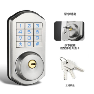 Electronic Keyless Entry Deadbolt with Tuya WiFi Smart Door Lock