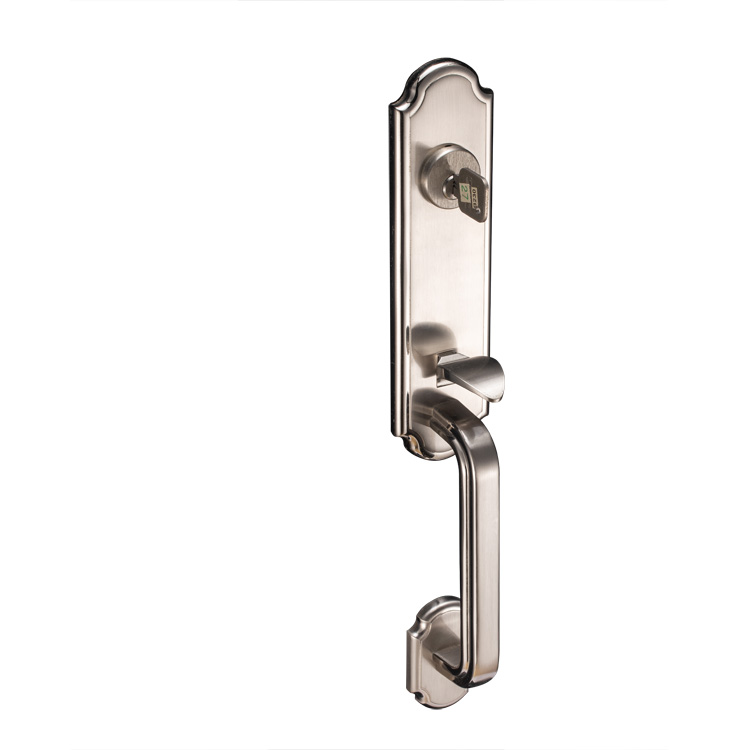 Modern Home Safety Sliding Door Handle Industrial Brass Mortise Lever Entrance Door Lock