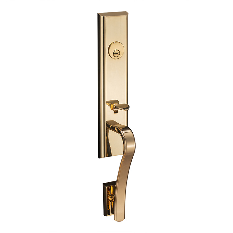 SG Solid Zinc Alloy Single Cylinder Sectional Entrance Set with Classic Interior Knob