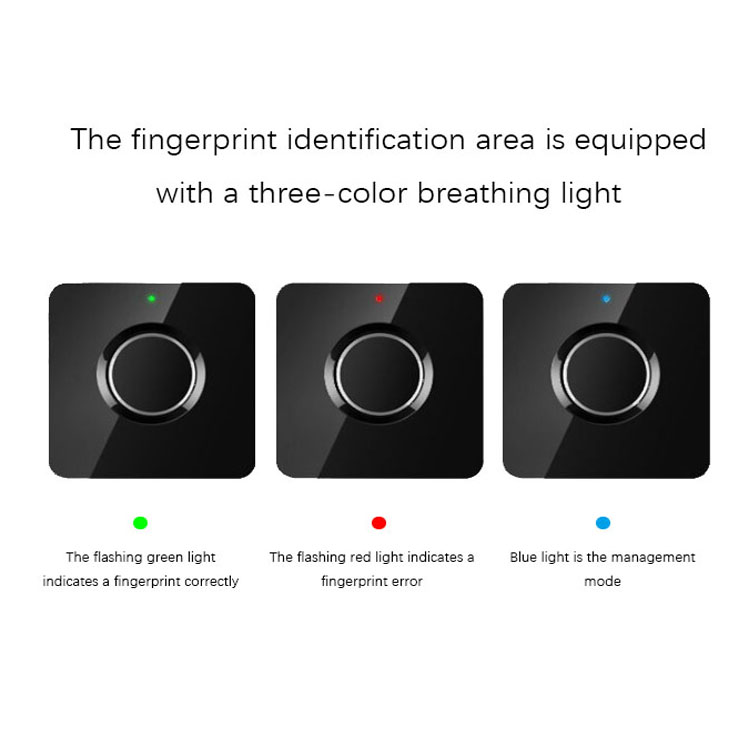 Fingerprint Biometric Hidden File Cabinet Lock