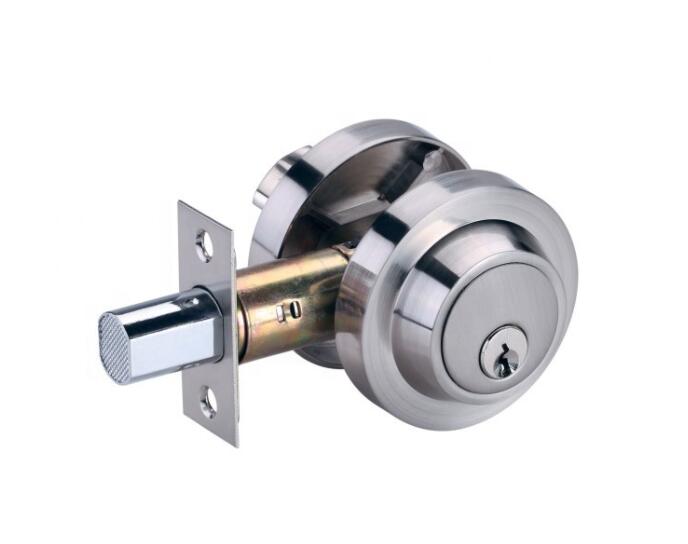 Satin Stainless Steel Single Cylinder Deadbolt Lock