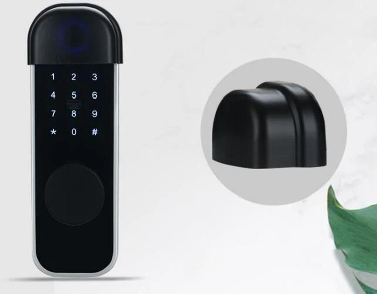 WiFi Smart Home Electronic Keyless Keypad Deadbolt Door Rim Lock Fingerprint Door Lock for Home