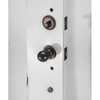 American Door Lock Double Latch Zinc Alloy Entrance Door Handle Set