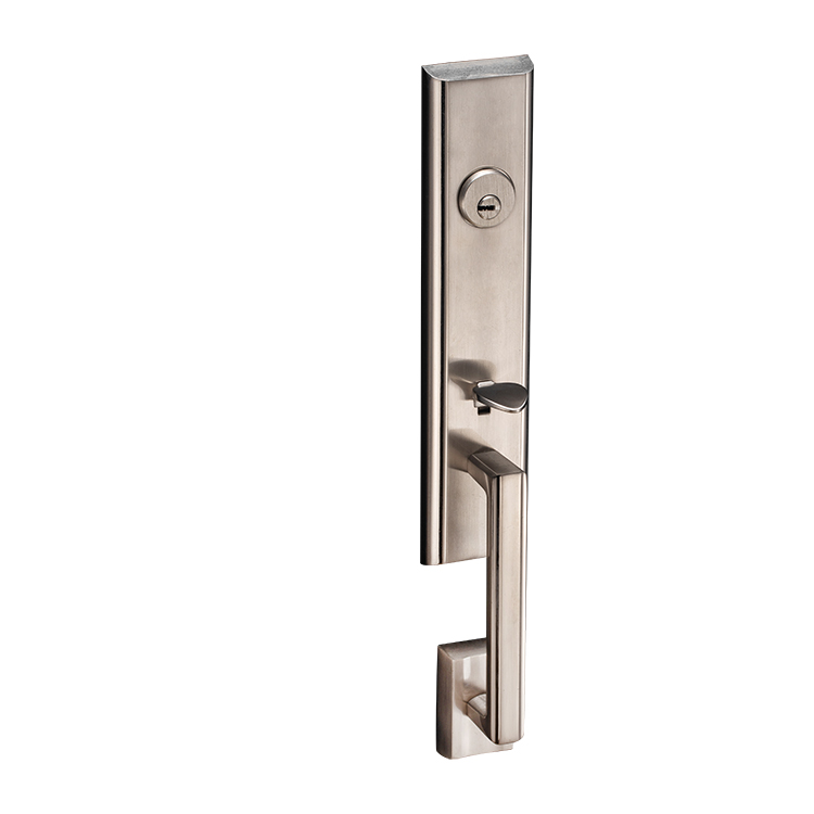 China Solid Zinc Alloy Handle Lock Mortise Door Handle Lock Set 