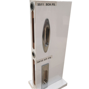 Solid Zinc Alloy Privacy Or Passage Patio Sliding Door Lock with Hook 