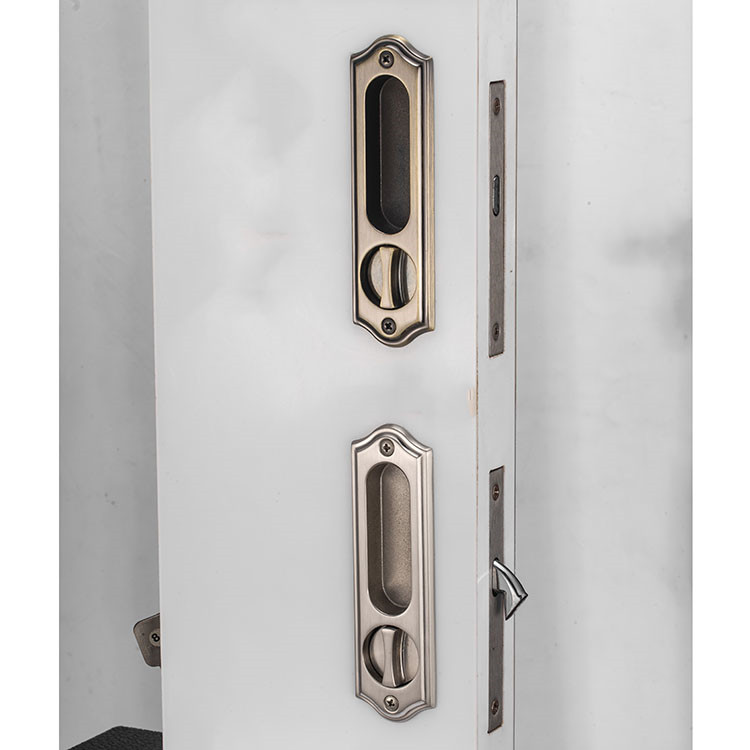 Good Quality Hook Lock Factory Concealed Recessed Square Sliding Door Lock Flush Invisible Wooden Hidden Door Pull Handle