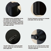 Black Zinc Alloy Cheap Small Multipoint Security Smart Keypad Fingerprint Front Door Lock 