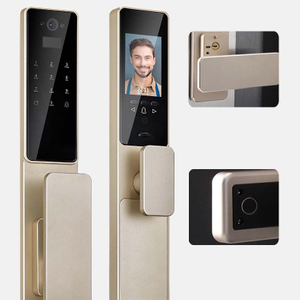 Electronic Entrance Camera Door Lock Luxury Zigbee Door Lock Digital Aluminium Wireless Tuya Smart Fingerprint Door Lock